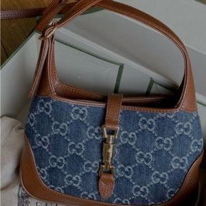 Brand new Gucci Denim Jackie 1961 Handbag